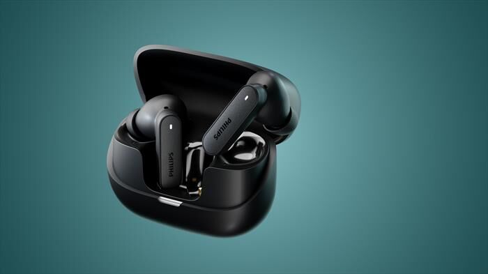 Philips Cuffie True Wireless Tat3000bk/00-black