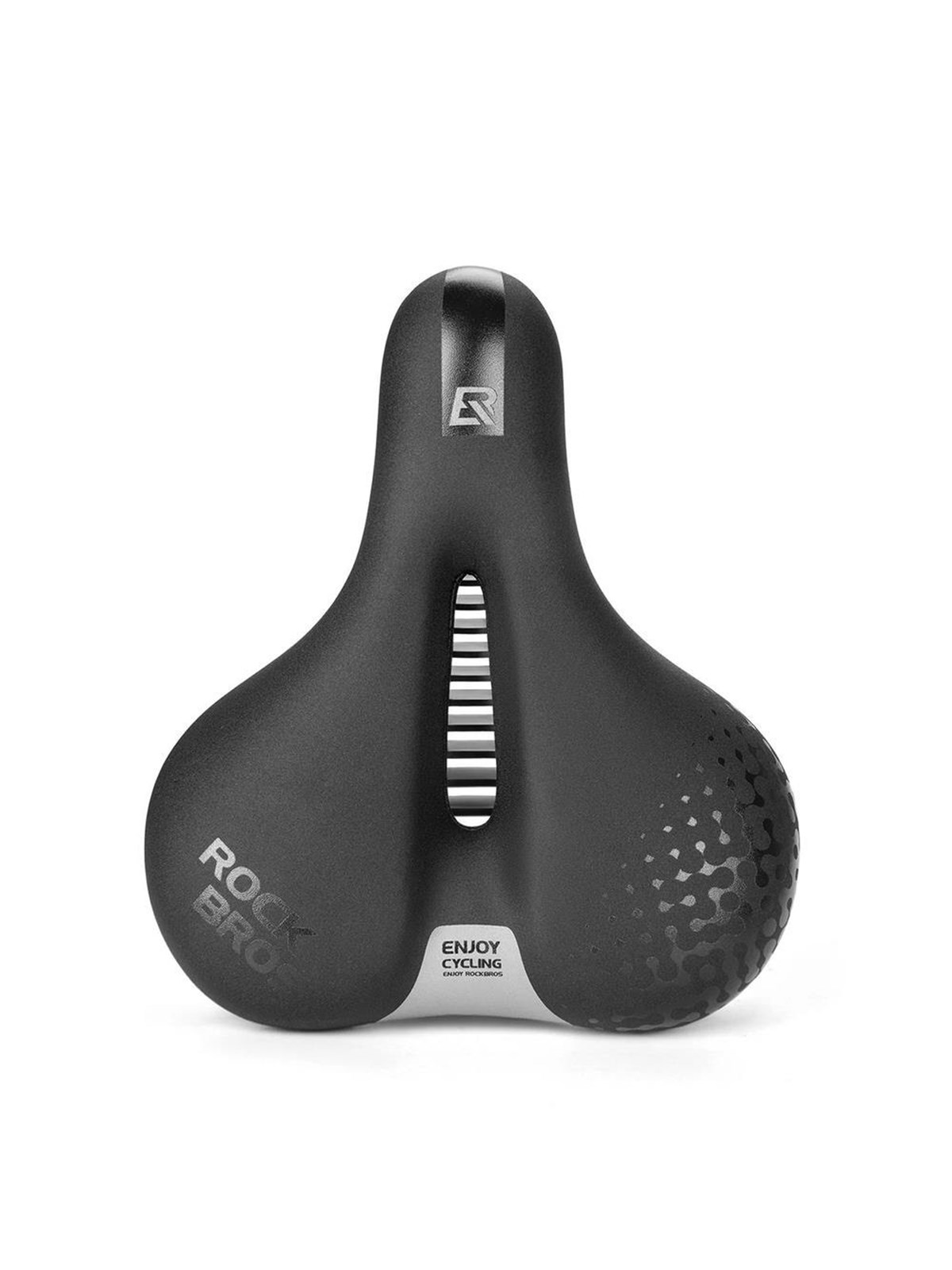 Rockbros 6876 comfortable ergonomic bicycle saddle - black