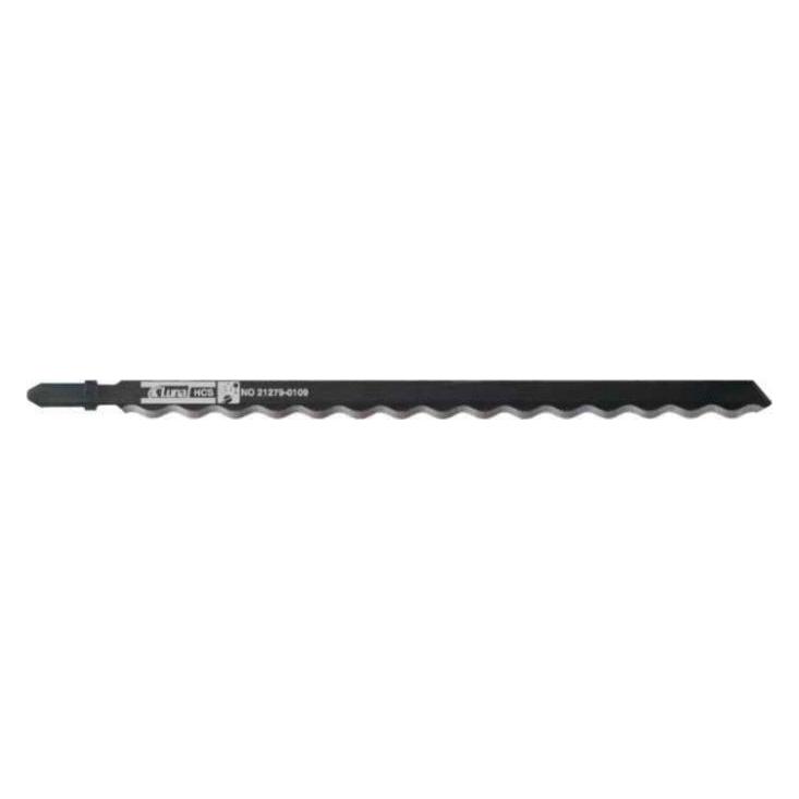 Shots Hacksaw blade, tool steel, for cutting rubber, leather, polystyrene, corrugated cardboard and buildi (21467763)