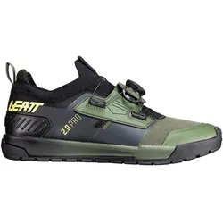 Leatt, Veloschuhe, Schuh ProFlat 2.0 - Spinach (43.5), Grün, Schwarz