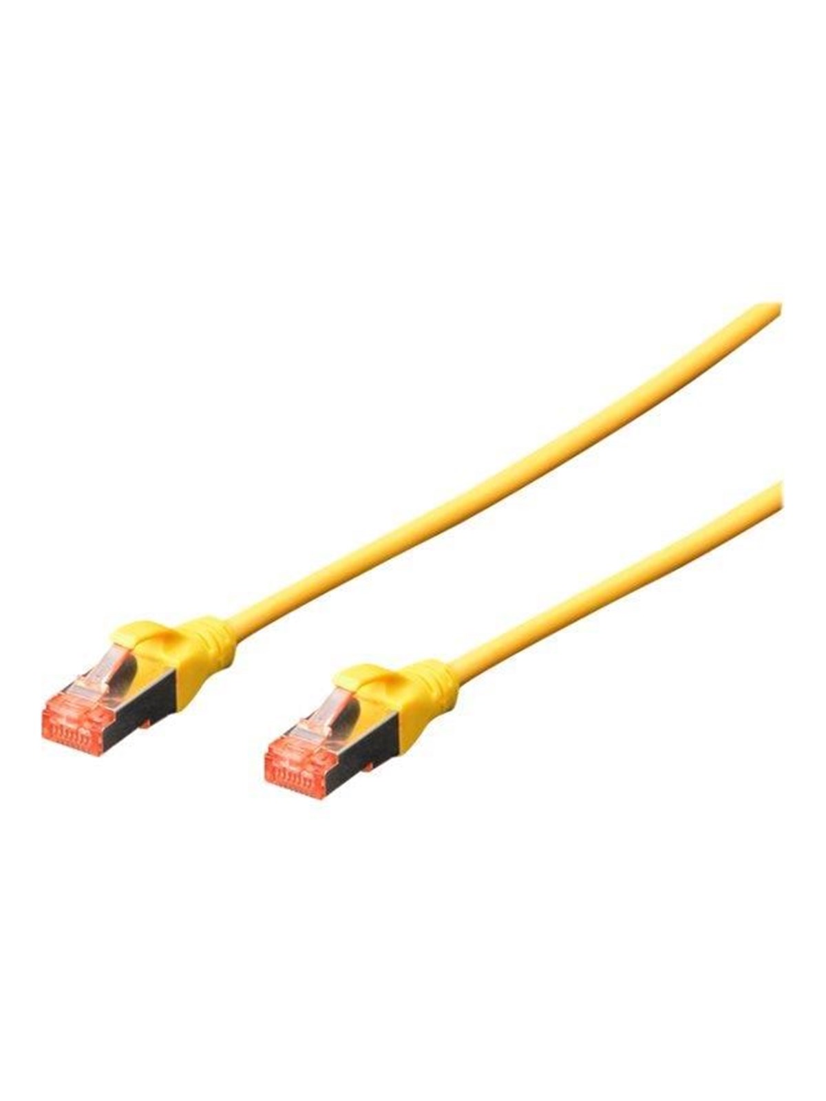 DIGITUS Professional patch cable - 50 cm - yellow - Gelb - 0.5m