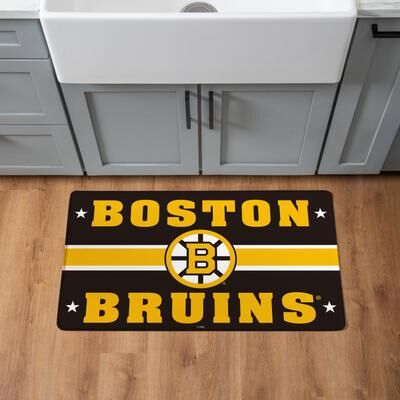 Evergreen "Boston Bruins Anti-Fatigue Door Mat - 30"" x 18"""