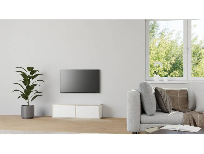 Kleines Lowboard nach Maß - Schrank mit vielen Optionen Multiplex Multiplex Weiß