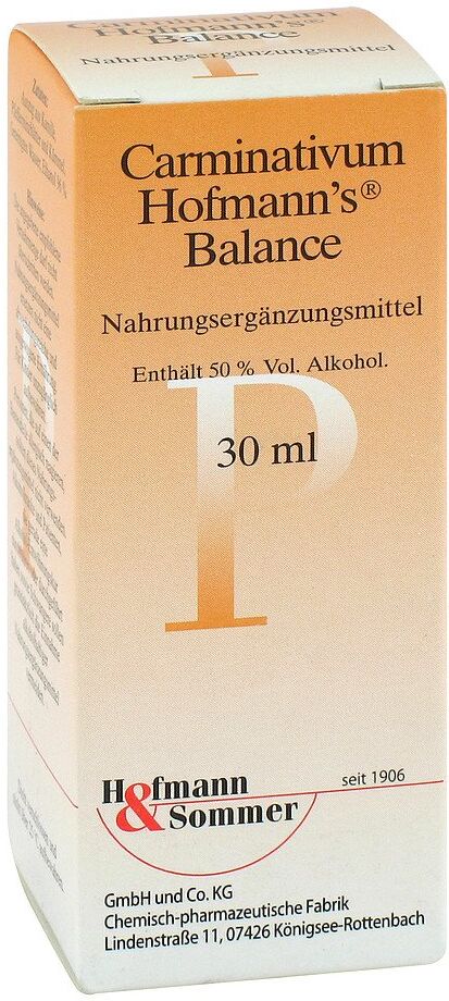 Carminativum Hofmann's Balance Flüssigkeit zur, zum Einn.