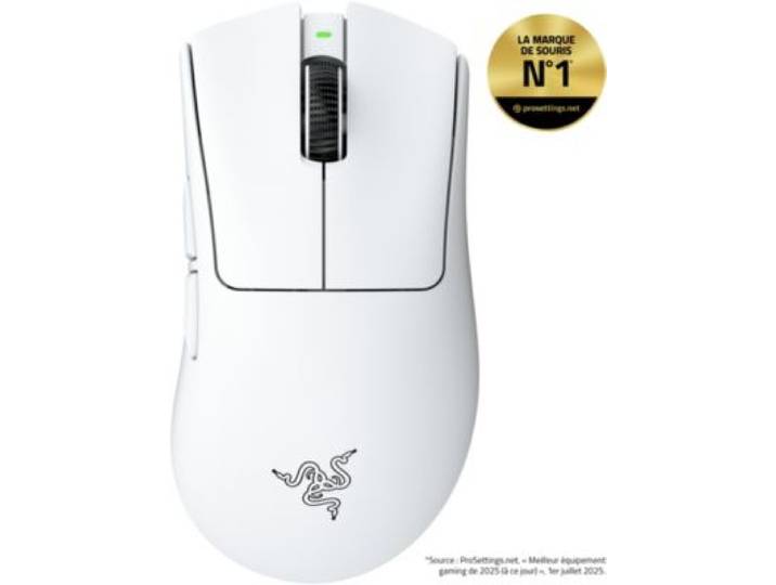 Razer - Souris Gamer Sans Fil Deathadder V4 Pro Blanc