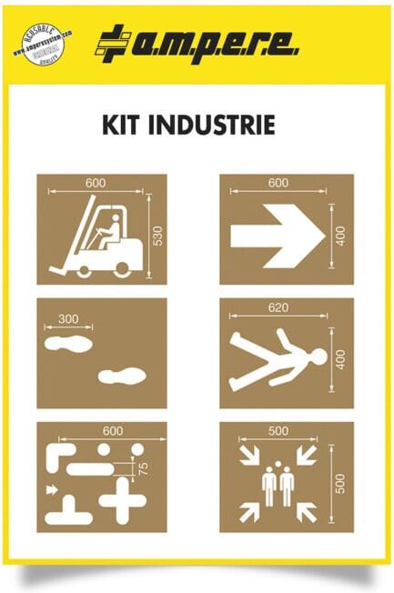 A.M.P.E.R.E. Kit de gabarits industriel (10665)