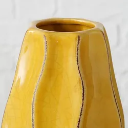 BOLTZE GRUPPE GmbH Vase Hilary H18 D 7cm gelb Steingut