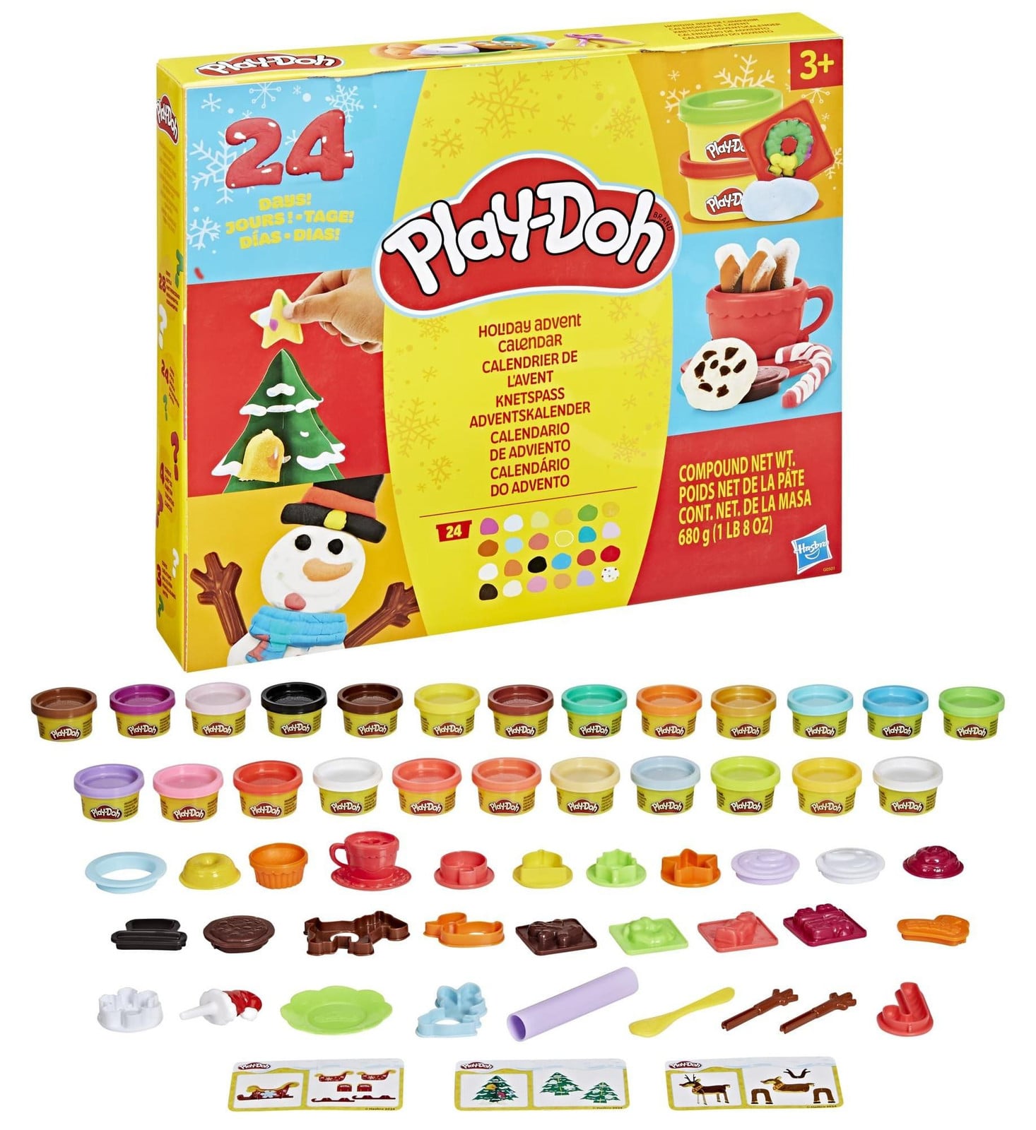 Play-Doh Advent Kalender met 24 Verrassingen