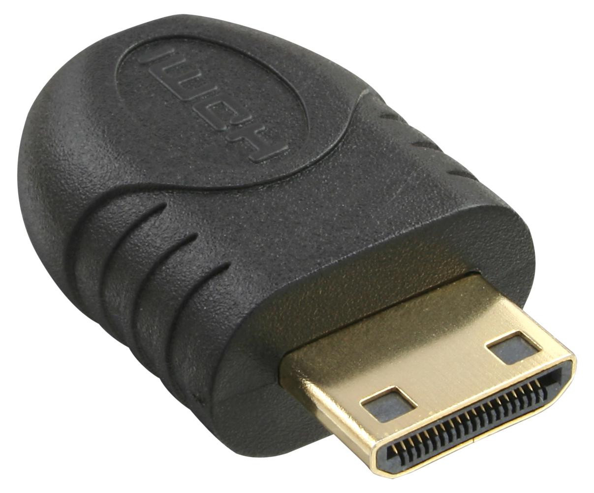 InLine 17690I HDMI-adapter Mini HDMI C naar Micro HDMI D met vergulde contacten
