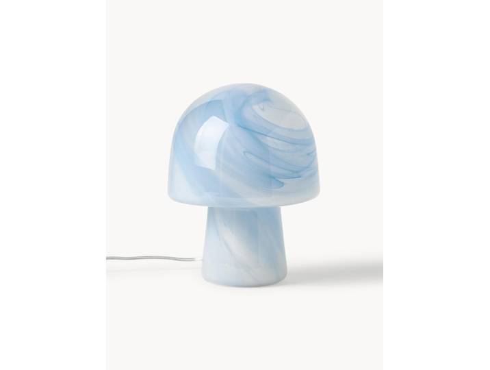 Petite lampe à poser aspect marbre Talia