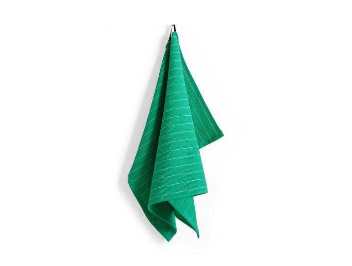 HAY Torchon Canteen 52x80 cm Emerald pinstripe