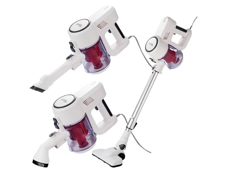 2in1-Zyklon-Staubsauger, 500W, 15kPa, HEPA, 800ml Behälter, 4,9m Kabel