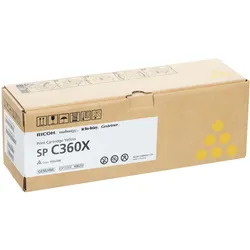 RICOH Original Toner SP C360X gelb