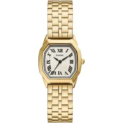 Fossil Quarz / 3 Zeiger Harlow ES5361 - creme,goldfarben - 27mm