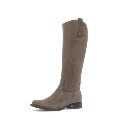 Reitstiefel GABOR "Reiterstiefel", Damen, Gr. 39, braun (braun, taupe), Schuhe Reitstiefel