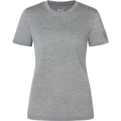 Super Natural, Damen, Funktionsshirt, Casual Rib Bio J (L), Grau