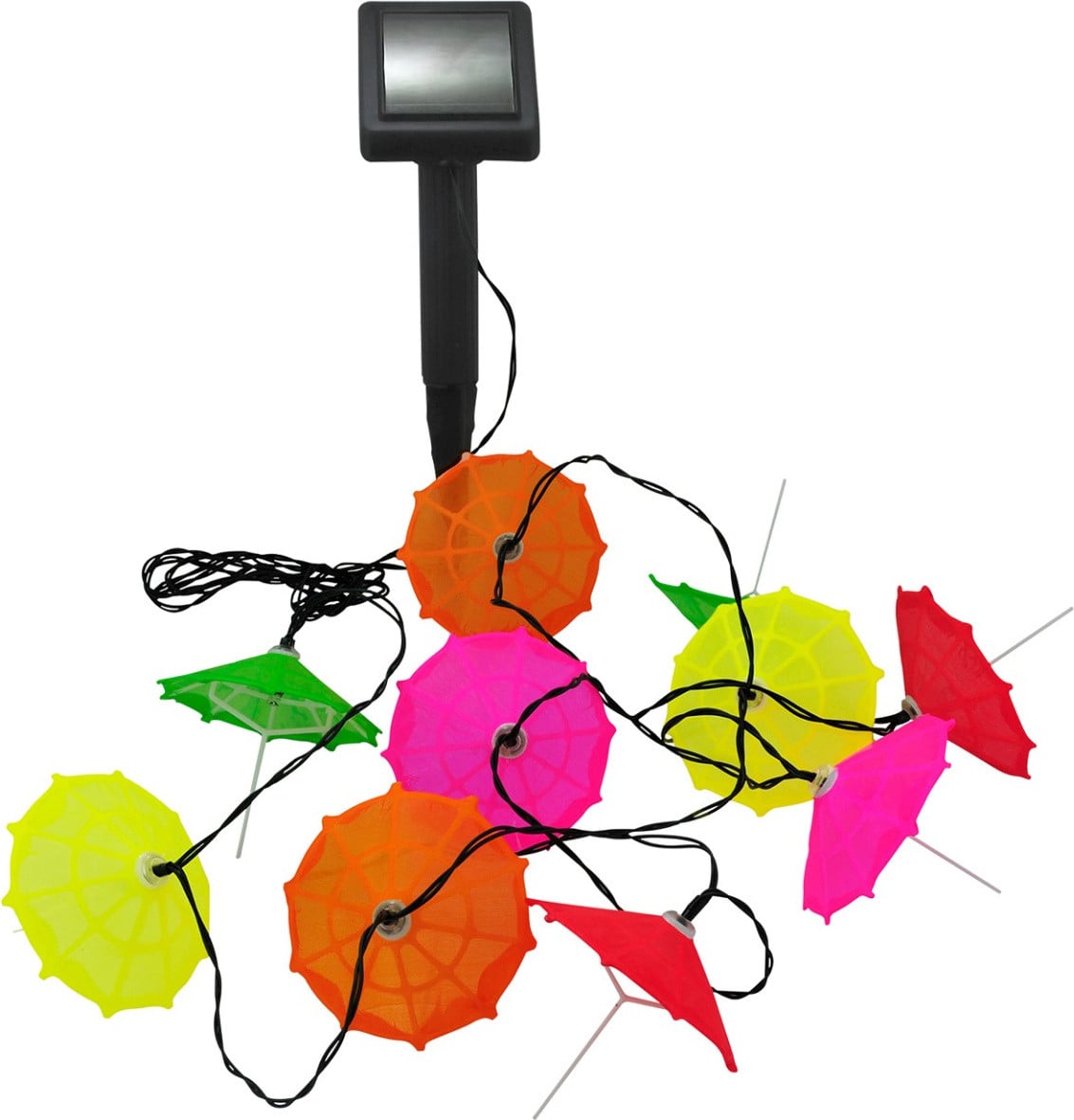 Goldlux Solar LED-tuinverlichting girlande met parasols model 311559