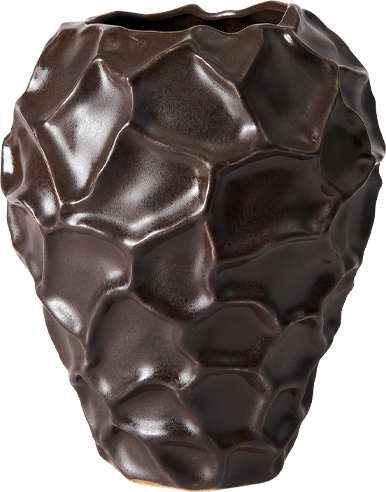 Muubs Soil Vase Mocha, Ø18xh21,5 Cm, Keramik
