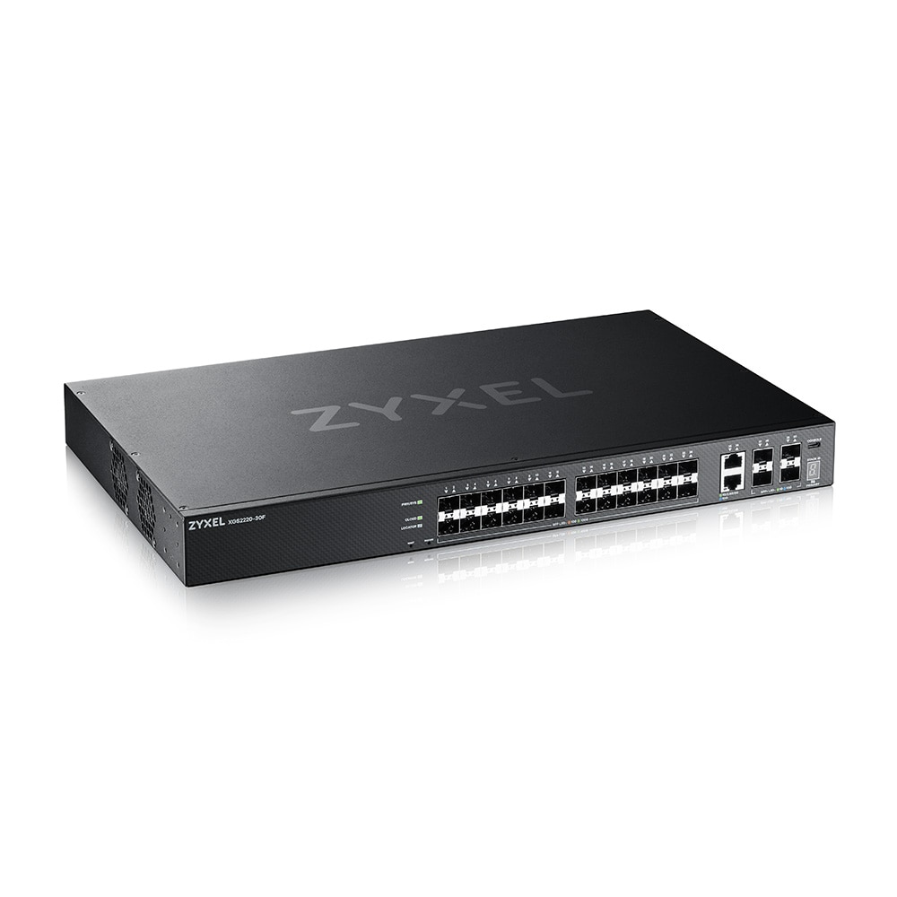 ZyXEL XGS2220-30F Gigabit Managed Stack Switch, 2x RJ-45, 24x SFP, 4x SFP+ XGS2220-30F-EU0101F