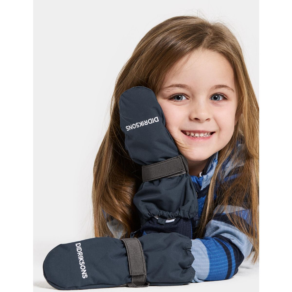 Didriksons Biggles Zip Mitten 8 navy (039) 0/2 505995039801