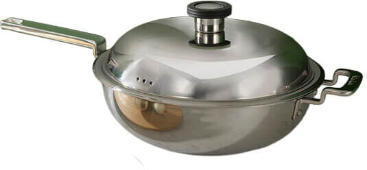 Robert Welch 316 Series Cookware 28cm Wok with Lid