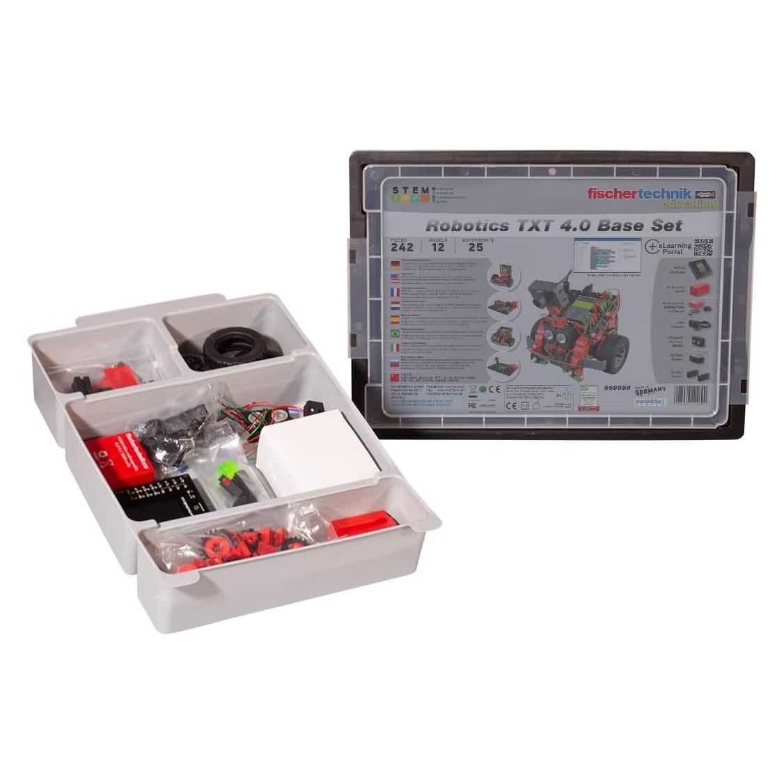 Fischertechnik Robot in kit da montare Robotics TXT 4.0 Base Set 559888 (559888)