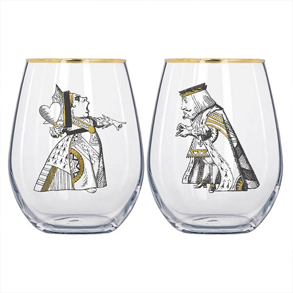 Alice In Wonderland Set Of 2 Tumblers