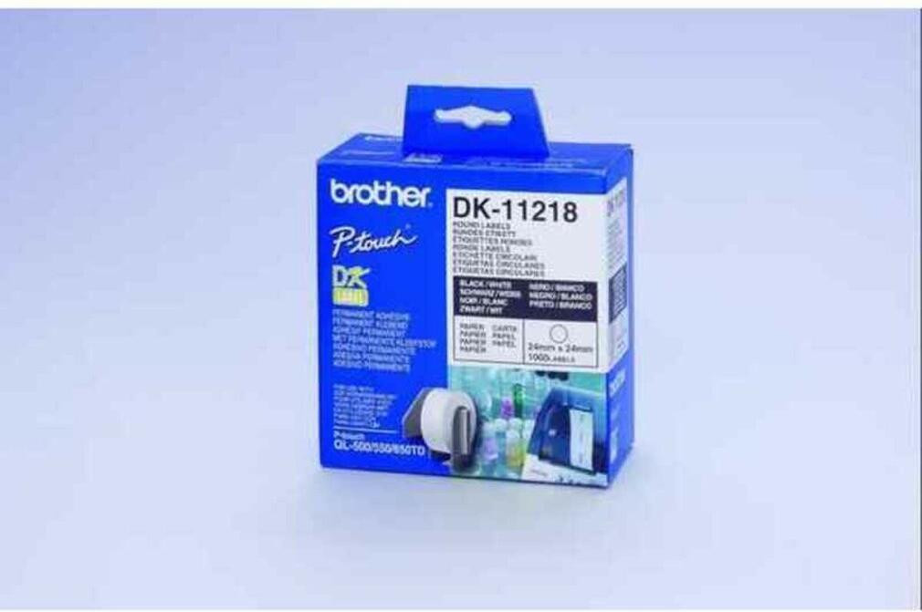 Brother DK-11218 Etikettenrol wit