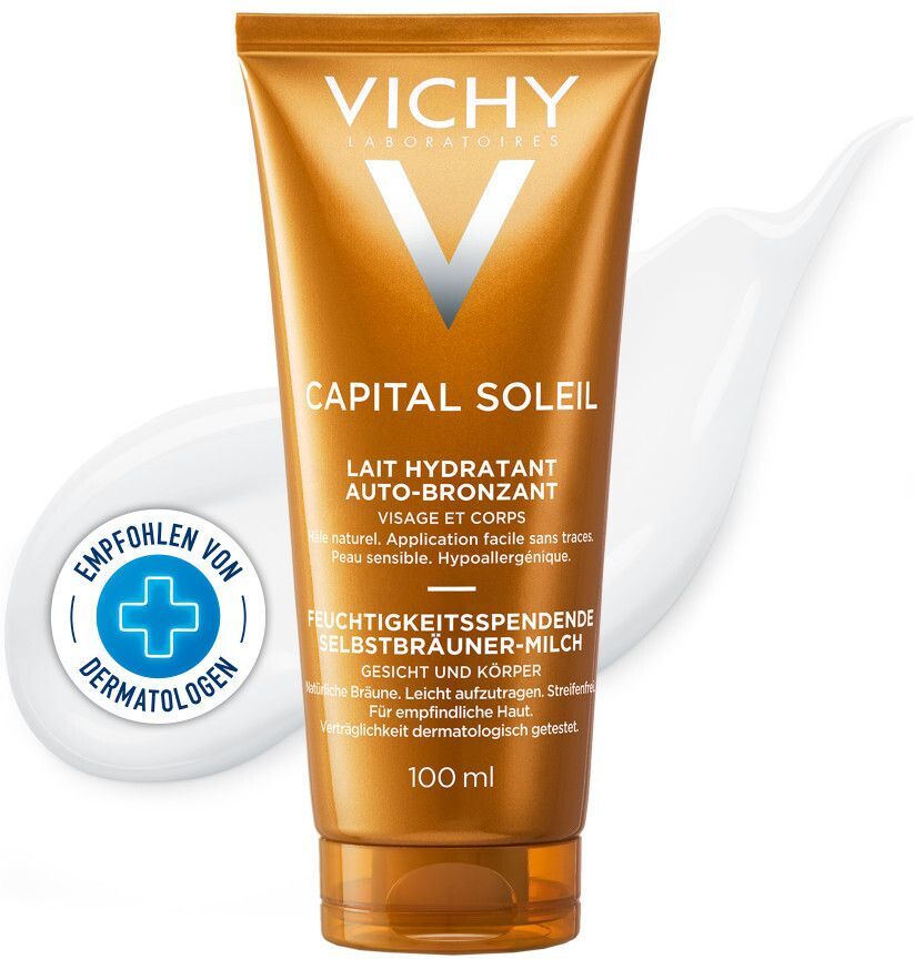 Vichy Idéal Soleil Selbstbräuner-Milch Gesicht & Körper Milch 100 ml Unisex 100 ml Milch