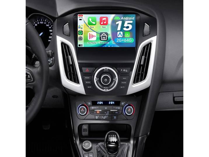 A-Sure 9 DAB+ 6+128G Carplay Für Ford Focus MK3 2DIN Android 15 GPS WIFI Autoradio (RDS, Bluetooth, Digitalradio (DAB), GPS, FM RADIO, WIFI, Android Auto,CarPlay,Bluetooth,DSP,GPS,WIFI,RDS,Plug‑and‑Play)