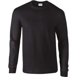 Gildan Herren Ultra Cotton langarm T-Shirt 2400 black XXL
