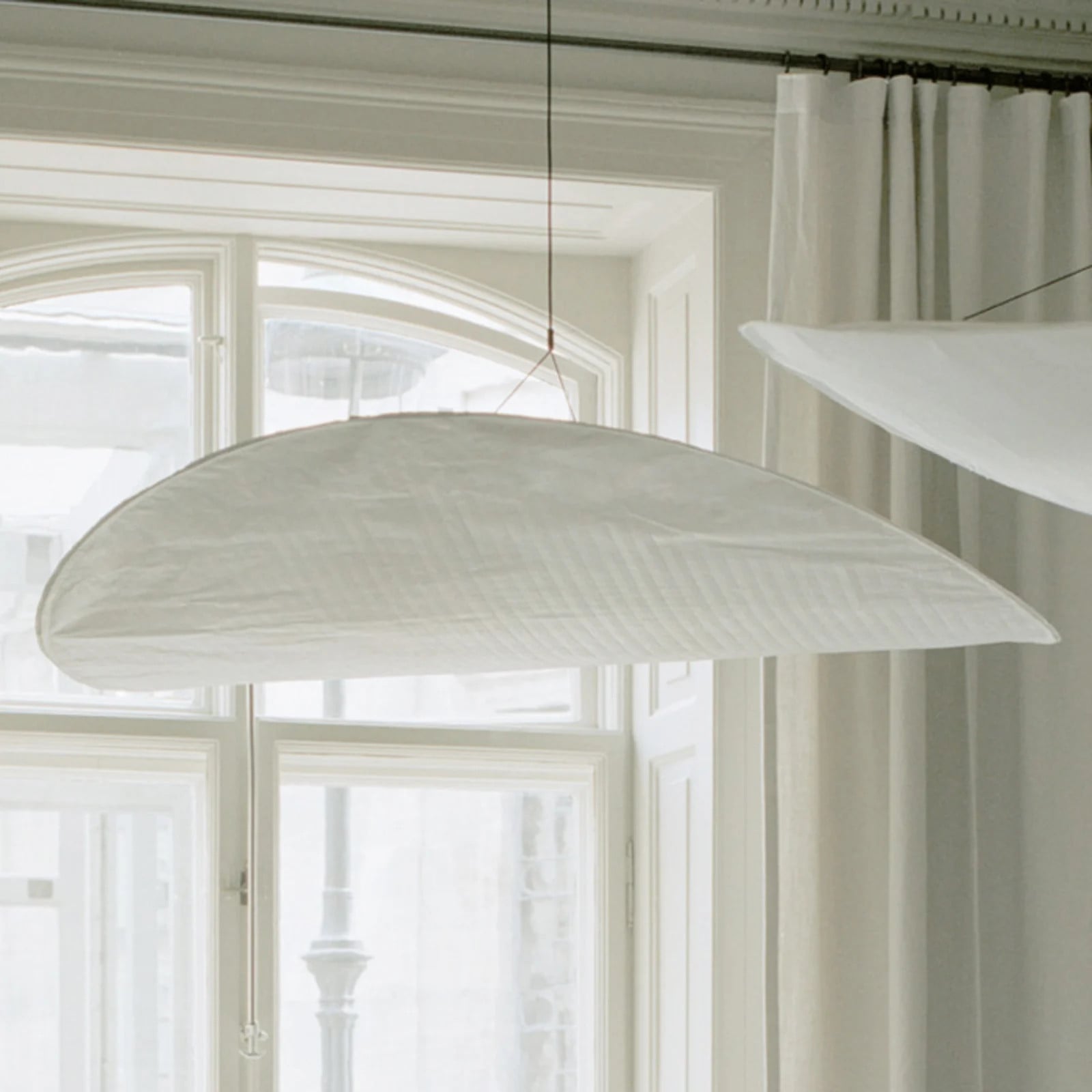 New Works Tense LED hanglamp wit, Ø 120 cm