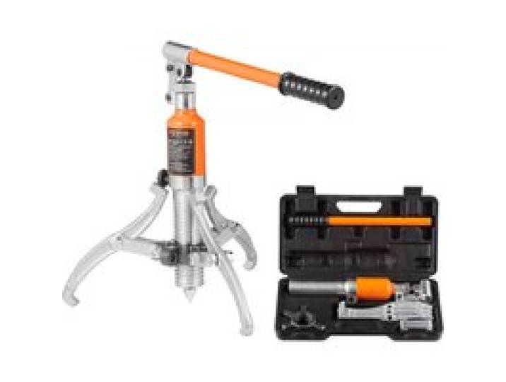VEVOR Extracteur de Roulement à 2/3 Mâchoires Arrache Roulement Traction 5 T en Acier Arrache Moyeu de Roue Ouverture 228,6 mm Course 50 mm pour Entretien Démontages des Engrenages Poulies Machines