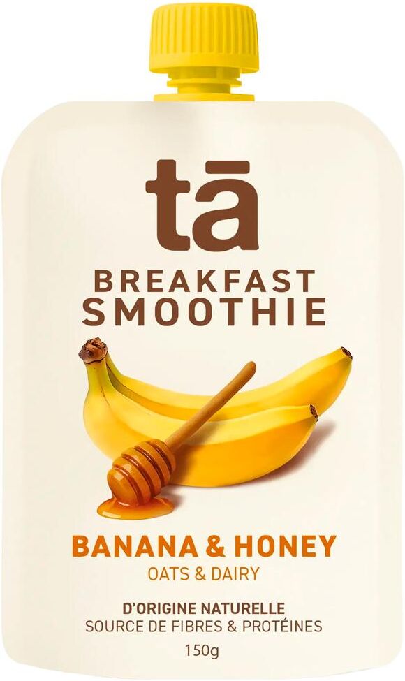 TA Energy  - Breakfast Smoothie 150 g. Banane et Miel - Gel Energétique