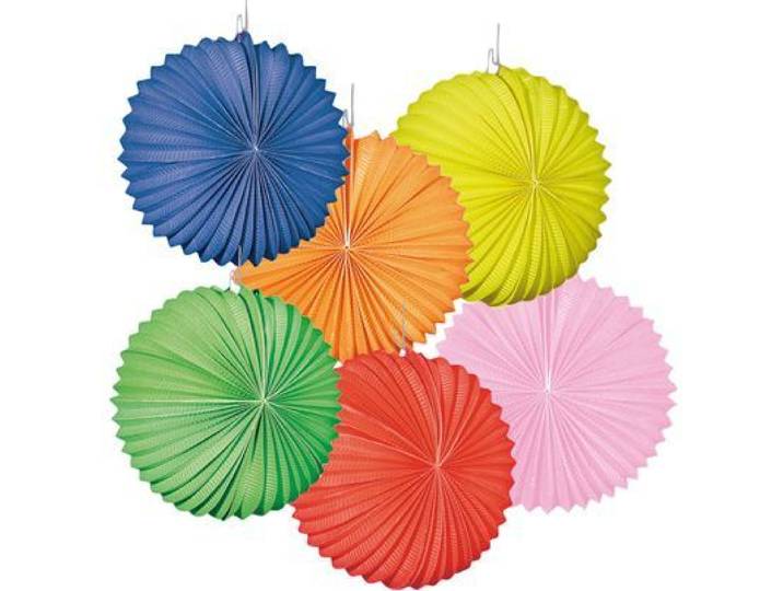 12 Ballonlampion 22 cm - Bulk verpakt - Niet brandvertragend