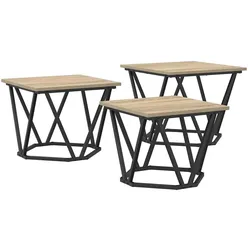 vidaXL, Couchtisch + Beistelltisch, Navenina (50 x 50 x 40 cm)