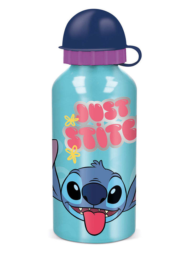 Trinkflasche "Stitch" in Hellblau - 400 ml - onesize