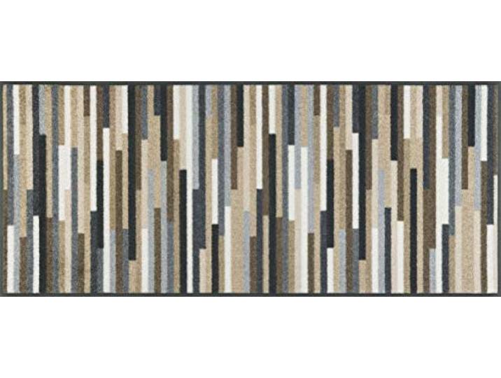 Wash+Dry Tapis de Sol\, Mikado Stripes 60x140cm\, intérieur et extérieur\, Lavable