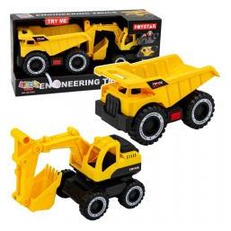 Lean Toys Baustellenfahrzeuge - Licht und Ton, 2 Stück (78585630)