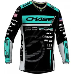 Chase, Unisex, Velotrikot, Team Barry Nobles Replica 2024 (L), Türkis, Schwarz, L