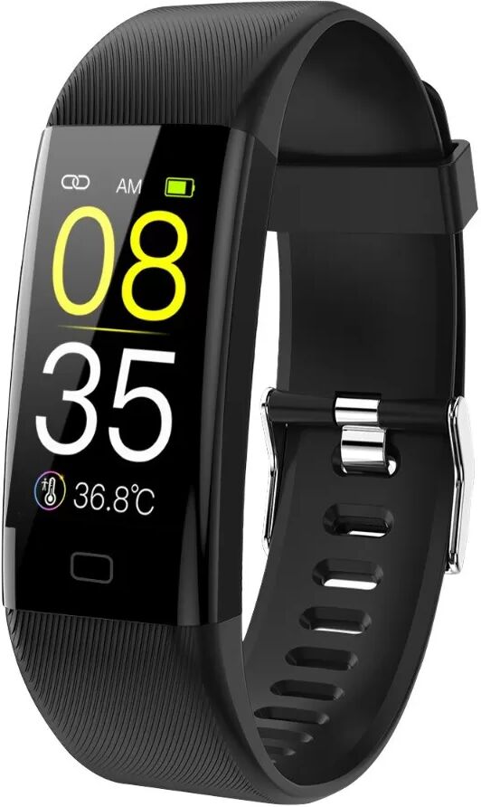INF Smartwatch kompatibel mit Joeme Fit – Blutdruck, SpO2, Herzfrequenzmesser, 50+ Sportmodi, IP67 wasserdicht Schwarz