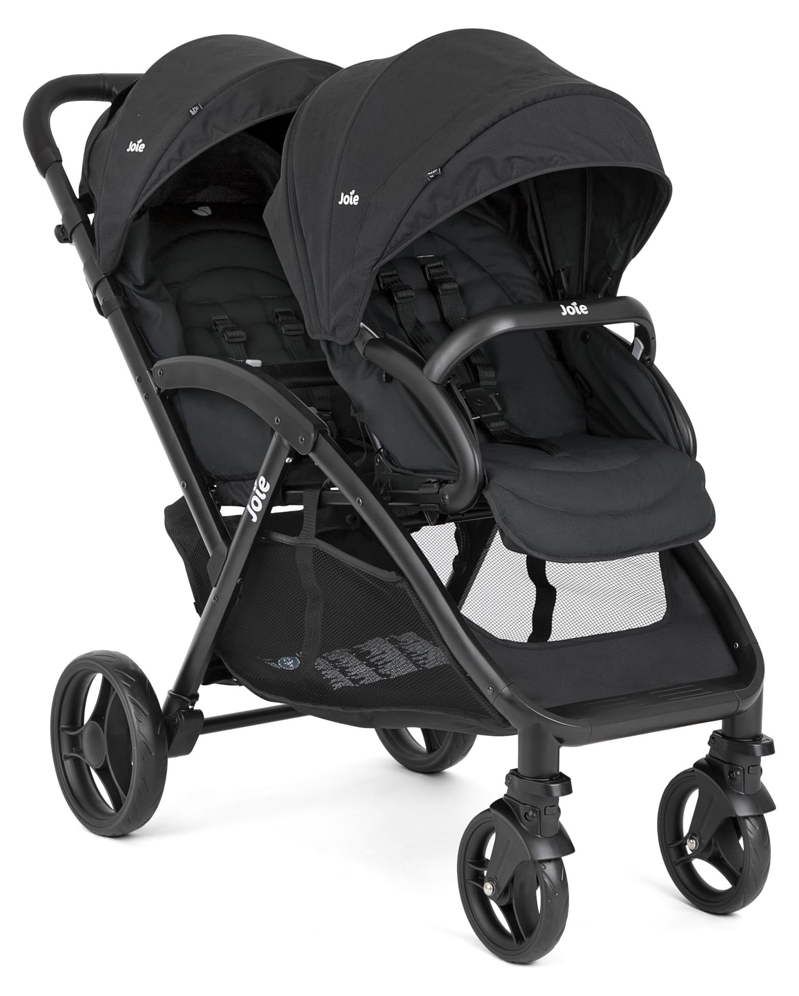 Zwillingskinderwagen Doppelkinderwagen Tandem-Buggy - Ultraleicht - 0 bis 15 kg pro Sitz - Shale