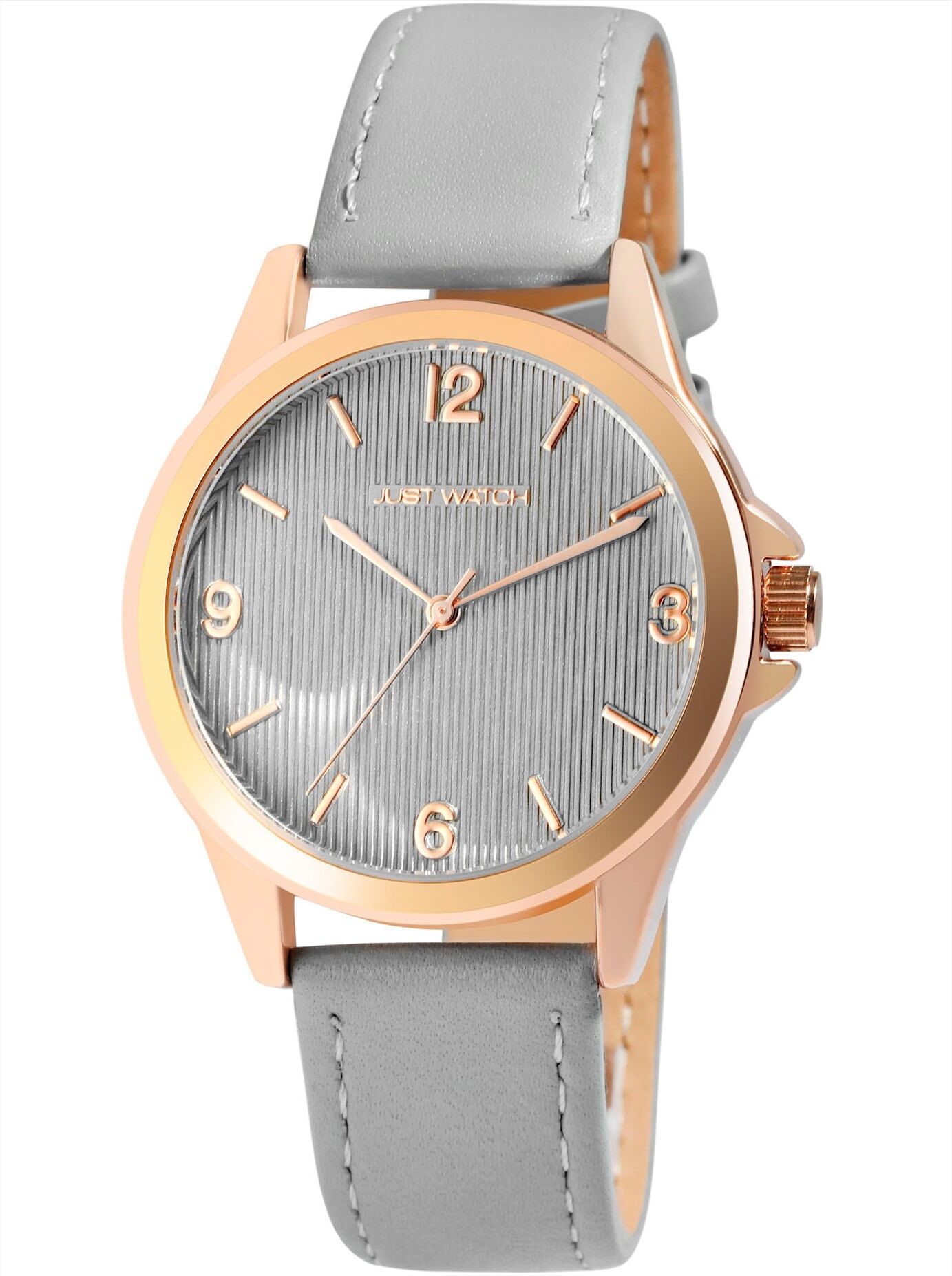 Quarzuhr LADY, rosa (grau), Armbanduhren, Damen, Quarzuhr