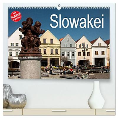 Slowakei (hochwertiger Premium Wandkalender 2025 DIN A2 quer), Kunstdruck in Hochglanz
