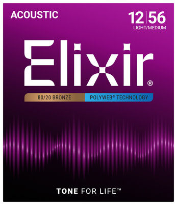 Elixir Polyweb Light-Medium Acoustic