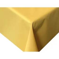 Tischdecke DECO Folie | Gelb - 130 cm