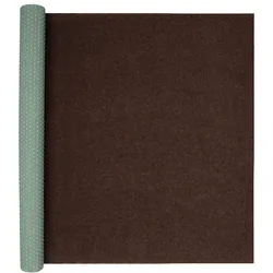 Midori Rasenteppich 133 x 3000 cm Braun mit Noppen Kunstrasen Teppich Balkon Terrasse Outdoor
