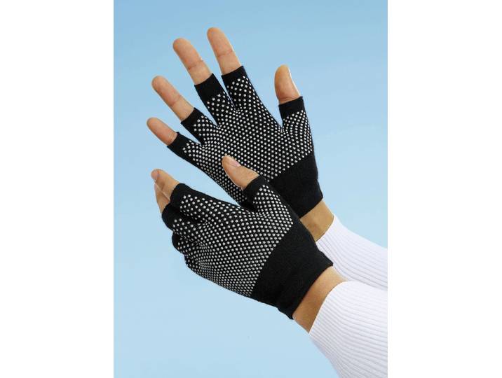Therapie-Handschuh mit Wärmespeicher , Schwarz
