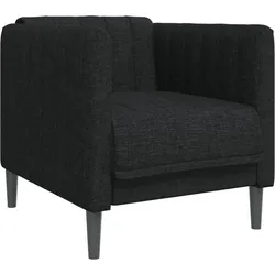 vidaXL Sessel Schwarz Stoff