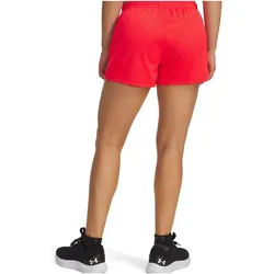 Under Armour, Damen, Sporthose, Tech Play Up Mesh Shorts (L), Rot
